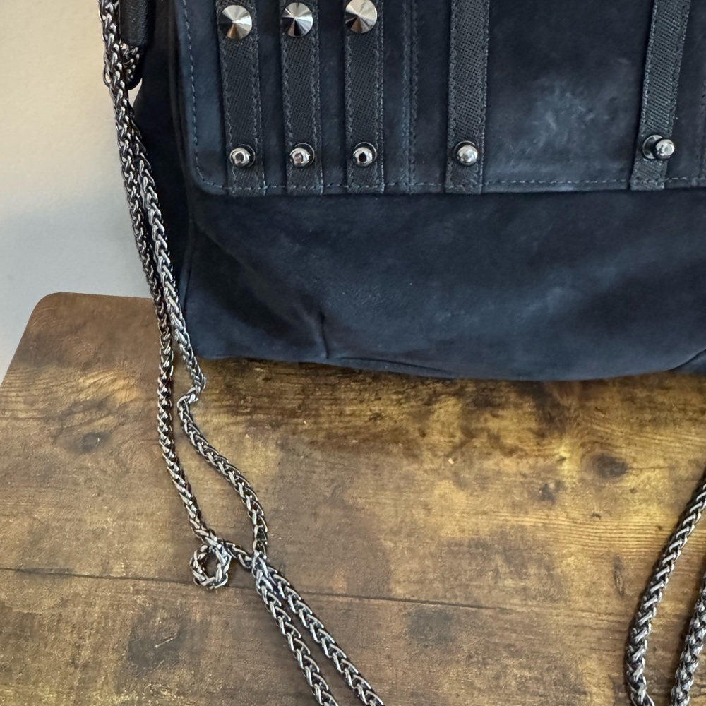Rare Be & D Black Studded Chain Strap Bag In New Conditions - Picture 2 of 5
